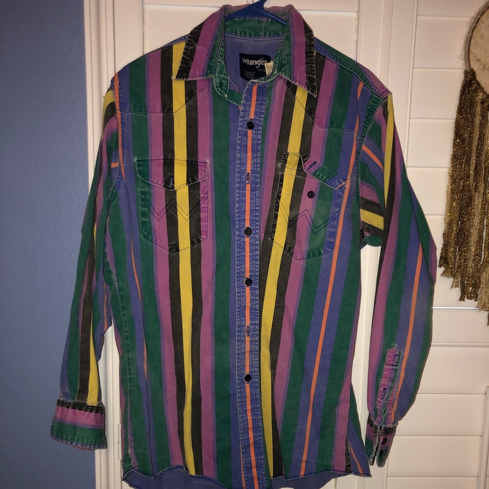 Vintage Wrangler Button-up